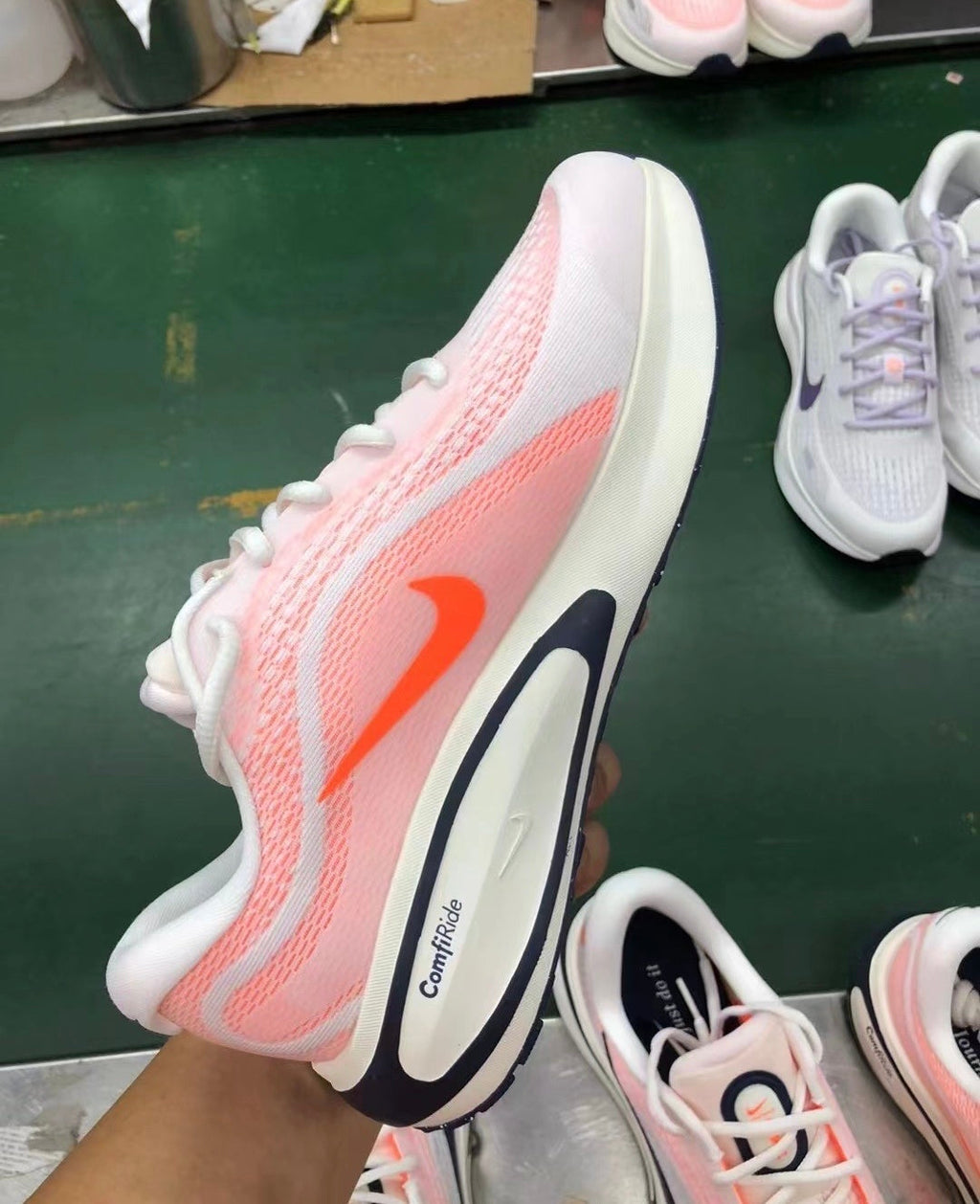 Nike Journey Run Road Running Shoes in White Coral FN0228-100 - product image from the listing.