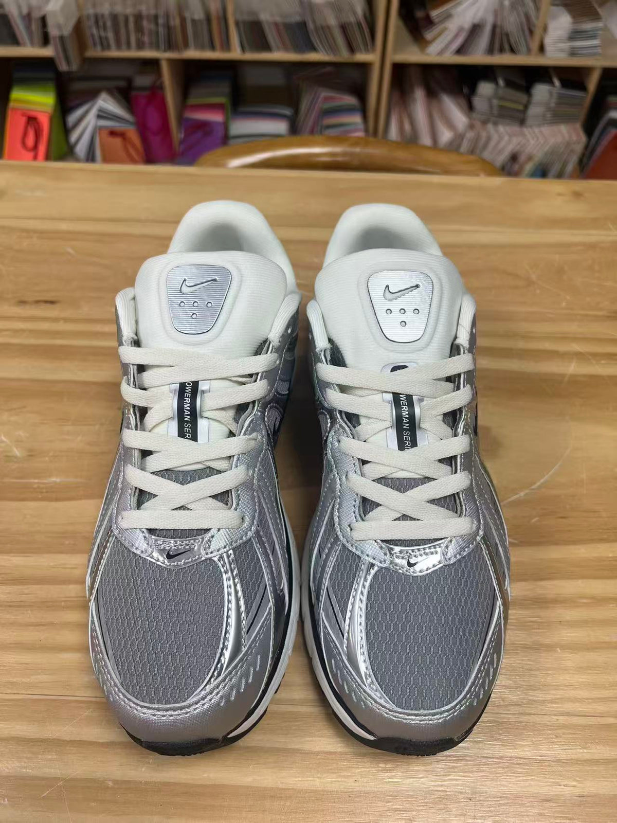 Nike P-9000 Sneakers in Gray White Black IZ4751-209 - product image from the listing.