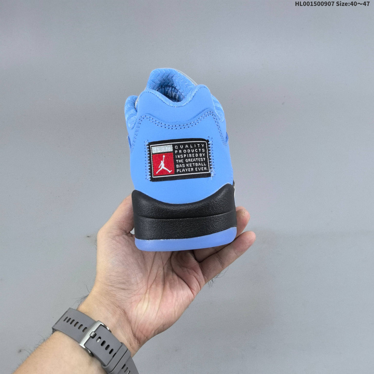 Air Jordan 5 Retro Low UNC Sneakers in Blue - product image from the listing.