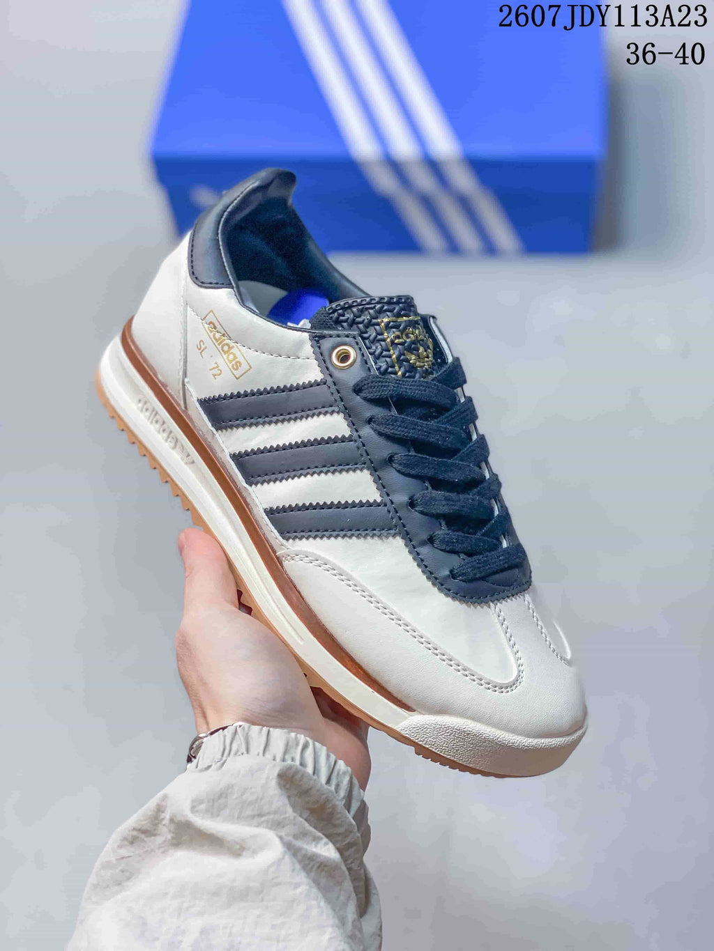 adidas SL 72 Trainers, Multiple Colorways, Style 2607 JDY113A23 - product image from the listing.