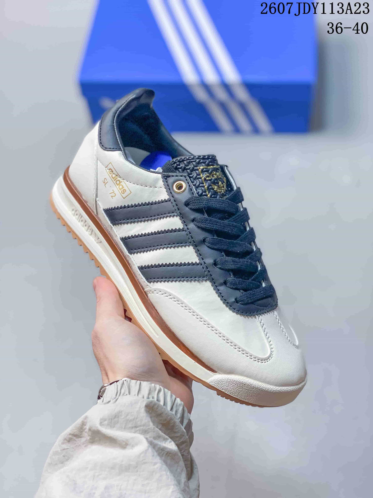 adidas SL 72 Trainers, Multiple Colorways, Style 2607 JDY113A23 - product image from the listing.