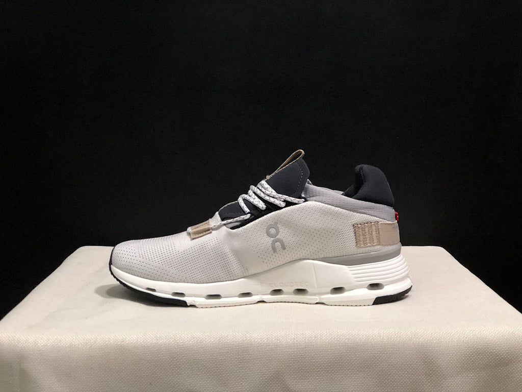 White and Sand On Cloudnova 1 Sneakers - product image from the listing.