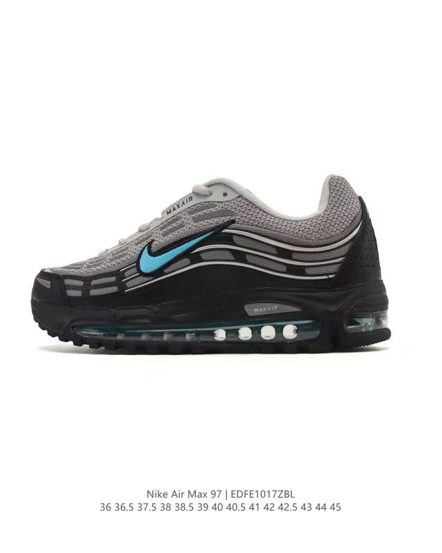 Nike Air Max 97 Sneakers in Grey and Black EDE1017ZBL - product image from the listing.
