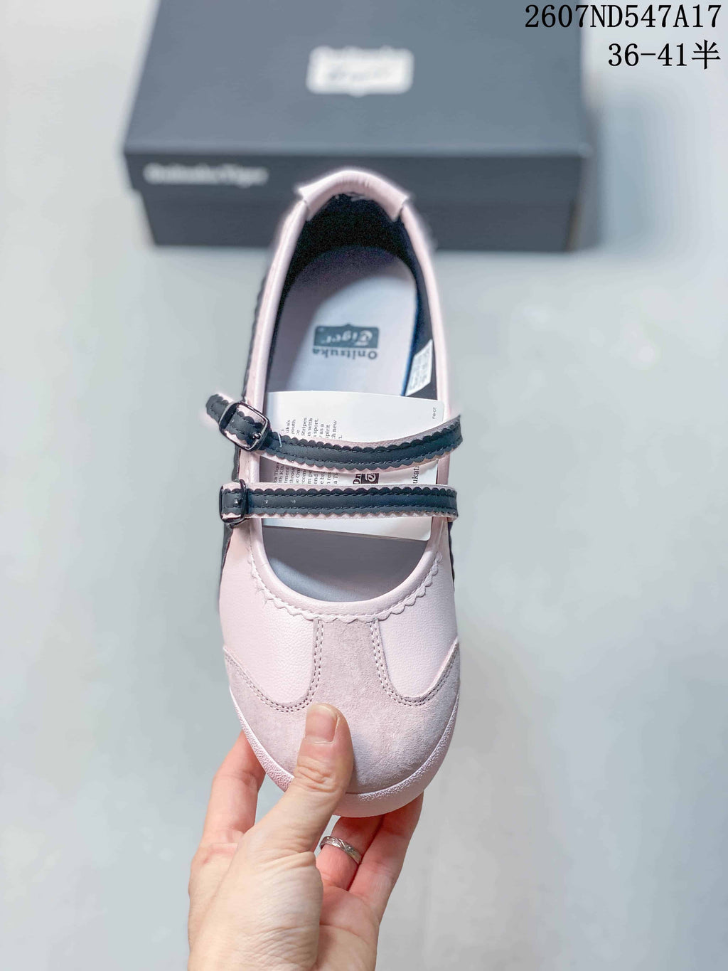 Onitsuka Tiger Mexico 66 Mary Jane Sneakers in Pink - product image from the listing.