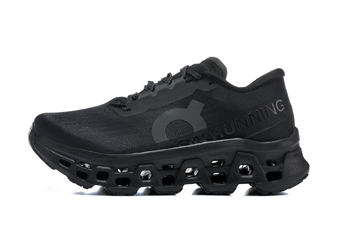 On Cloudmonster 3 Running Sneakers in Black - product image from the listing.