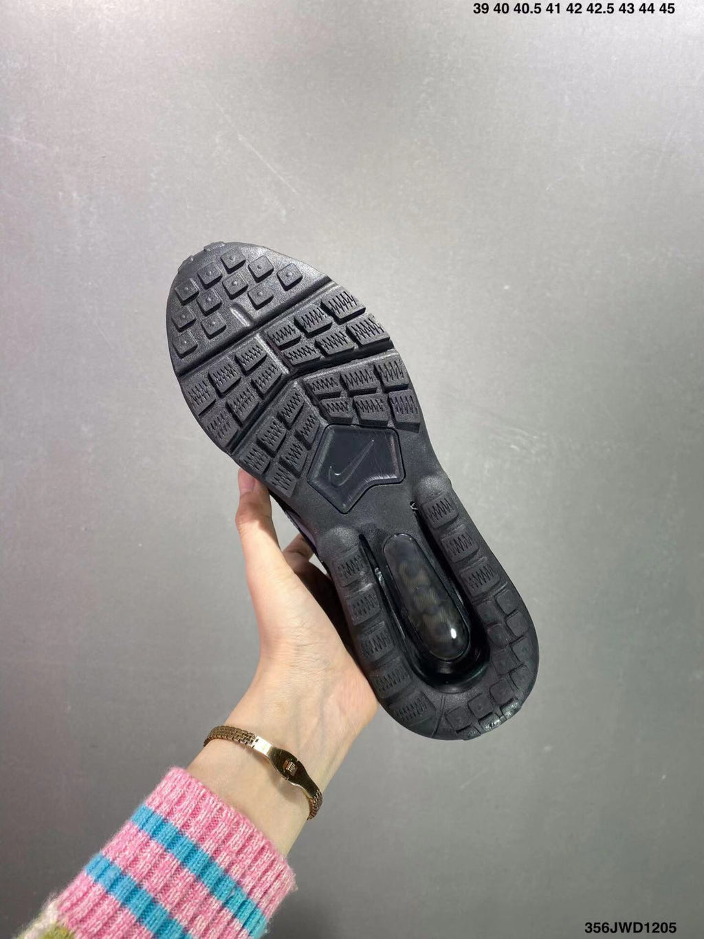Black and Gray Nike Air Max Pulse Sneakers - product image from the listing.