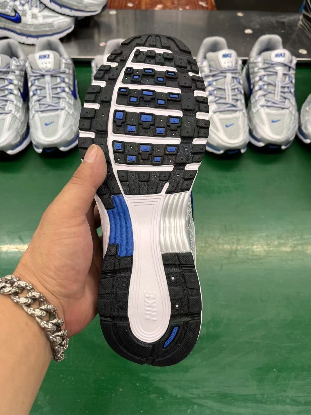 Nike P-6000 Sneakers in Silver Blue BV1021-001 - product image from the listing.