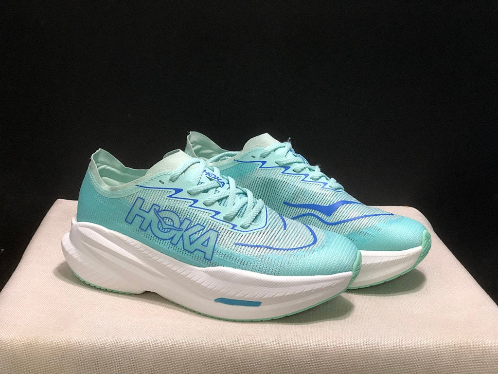 HOKA Mach X 2 Running Shoes, in Aqua Blue - product image from the listing.