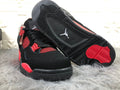 Air Jordan 4 Tattoo Black Red Sneakers CT8527-016 - product image from the listing.