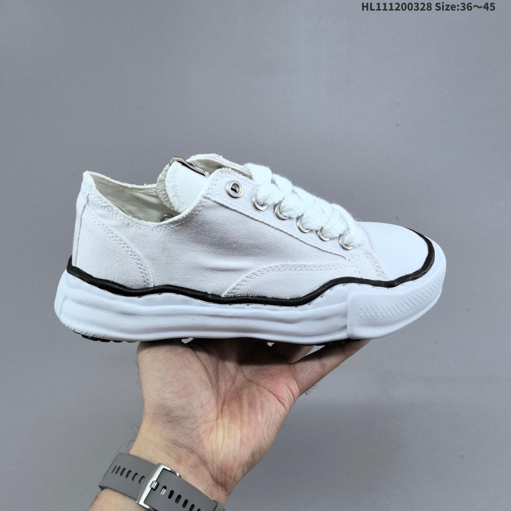 Maison MIHARA YASUHIRO Original Sole Canvas Low Trainers - product image from the listing.