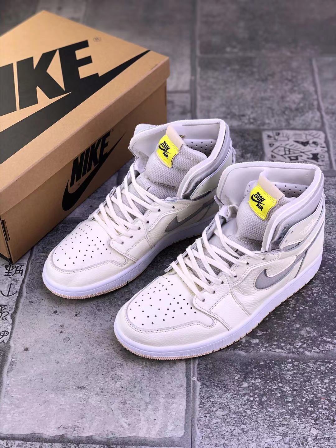 Pearl White CT0979-107 Sneakers - Nike Air Jordan 1 High - product image from the listing.
