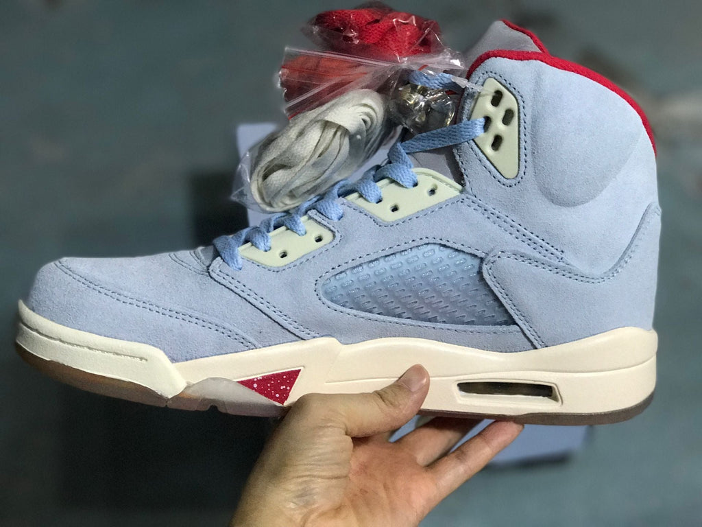 Air Jordan 5 Trophy Room SP Blue Sneakers C11899400 - product image from the listing.