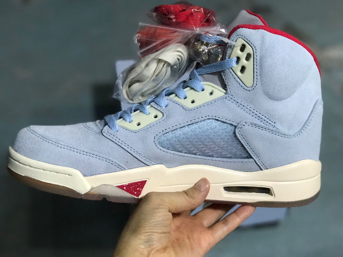 Air Jordan 5 Trophy Room SP Blue Sneakers C11899400 - product image from the listing.