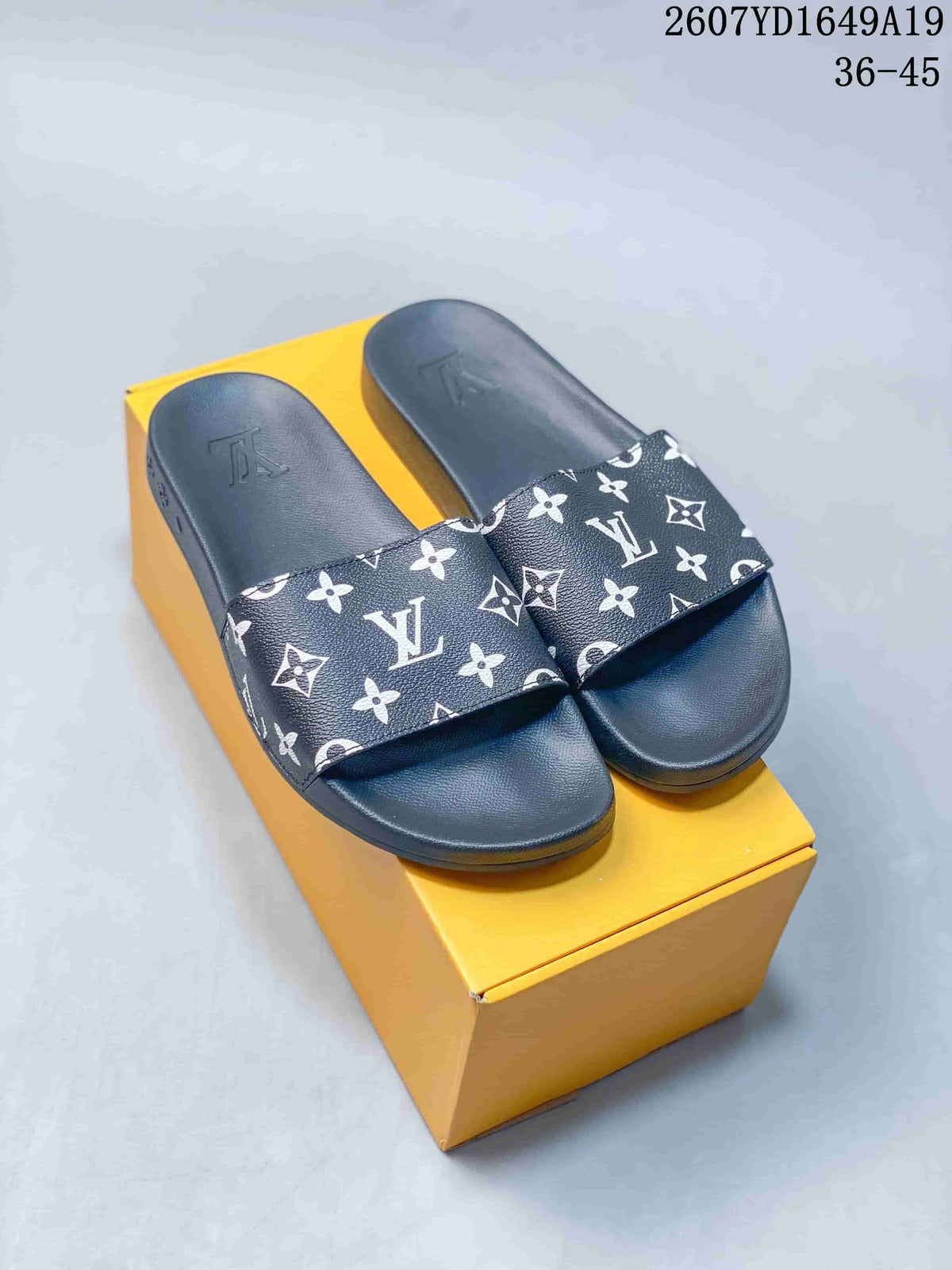 Monogram Platform Slide Sandals by Louis Vuitton - product image from the listing.