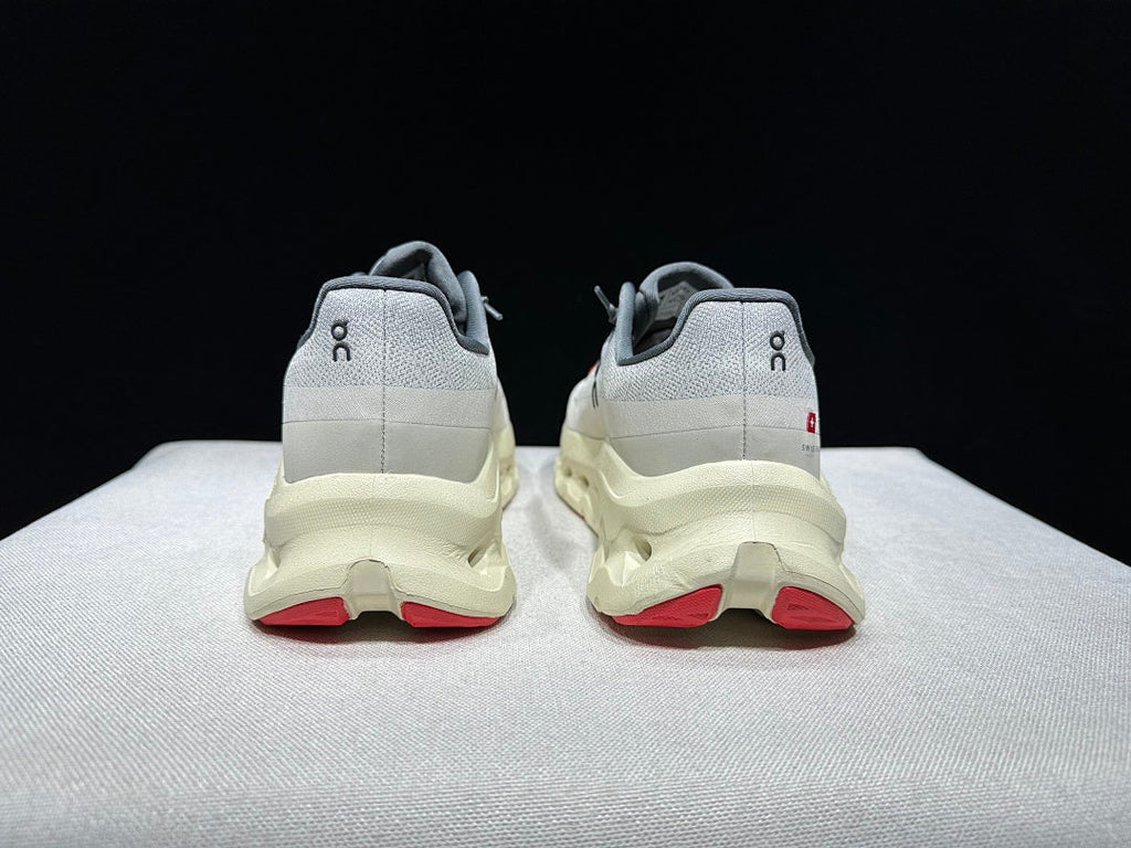 Ivory and Gray On Cloudtilt Sneakers - product image from the listing.