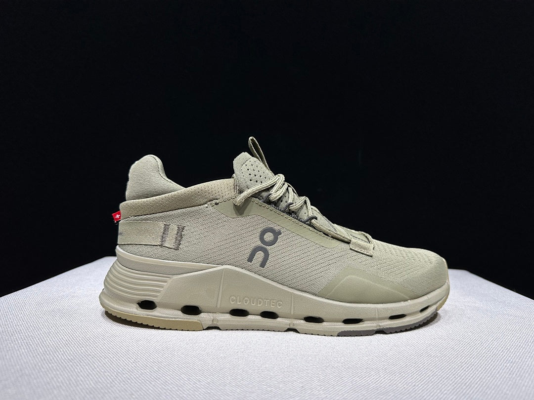 Olive Green On Cloudnova 2 Sneakers - product image from the listing.