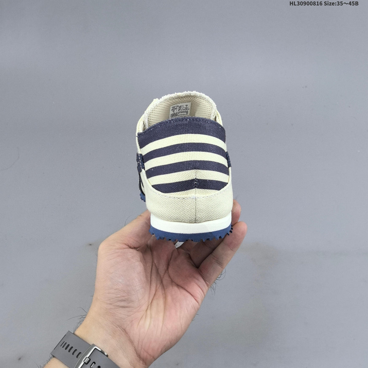 Onitsuka Tiger Mexico 66 SD Paraty Slip-On Trainers, Cream/Navy - product image from the listing.