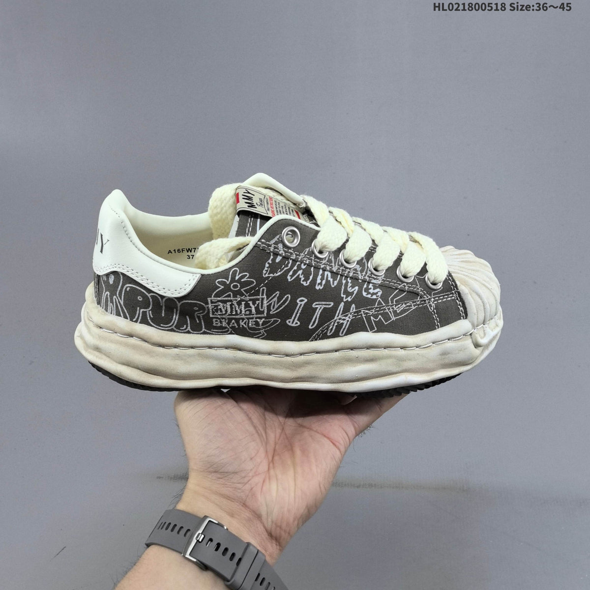 Maison Mihara Yasuhiro Blakey Low-Cut Sneakers, Graphic Print - product image from the listing.