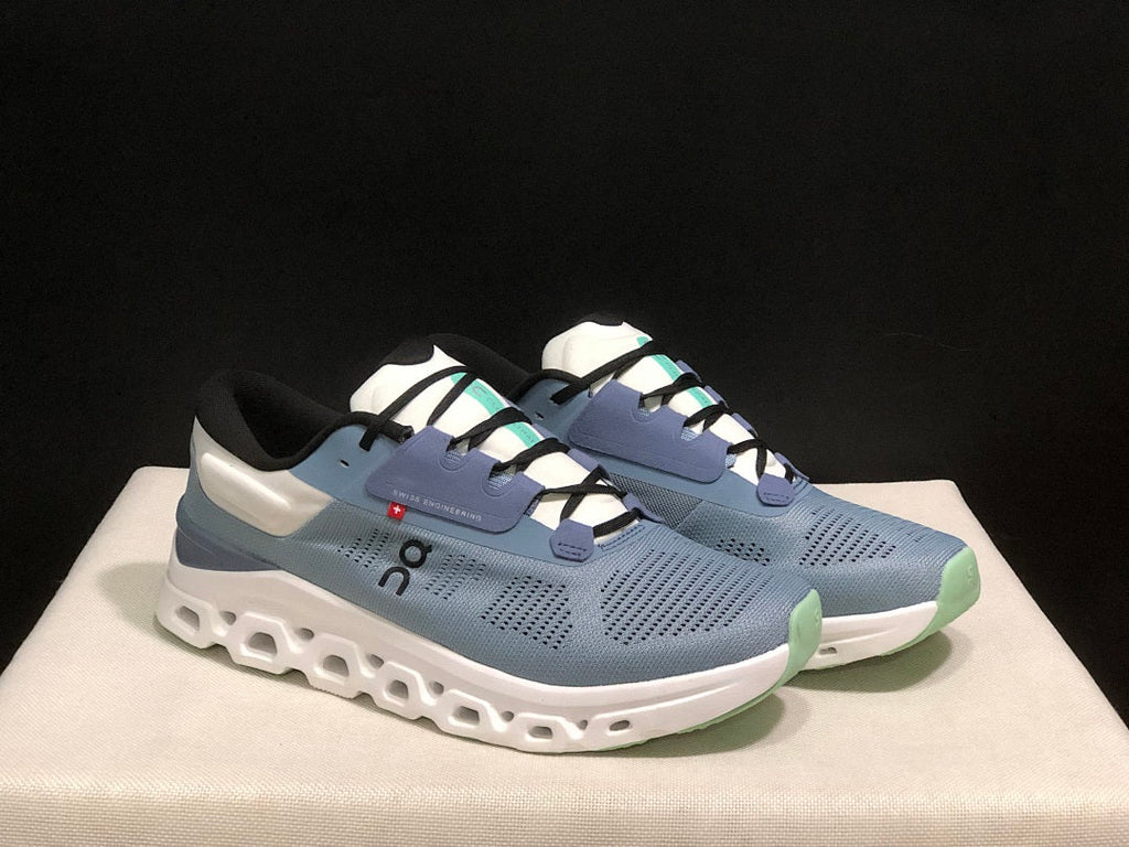 On Cloudstratus 3 Running Shoes, in Blue Gray - product image from the listing.