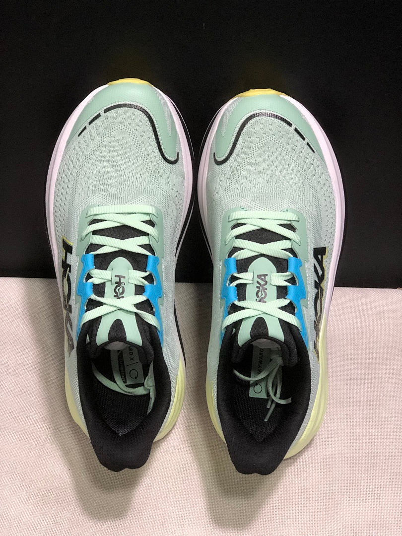 Mint Green HOKA Skyward X Running Shoes - product image from the listing.