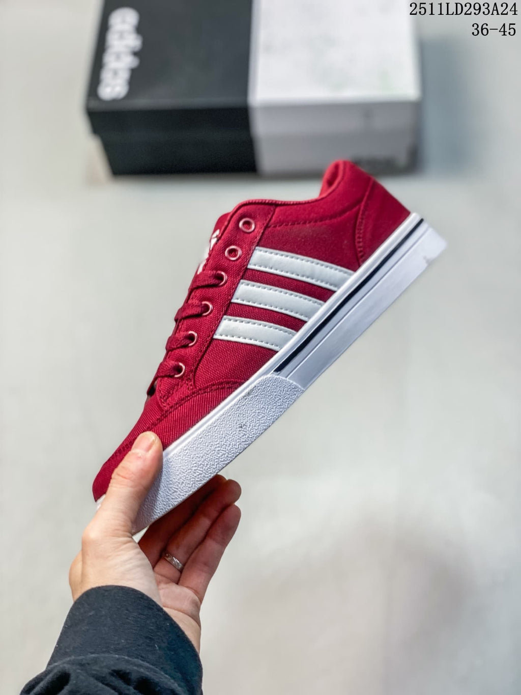 adidas GVP Canvas STR Sneakers in Red White B23999 - product image from the listing.