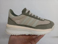 Gray and Green adidas SL 72 Platform Sneakers - product image from the listing.
