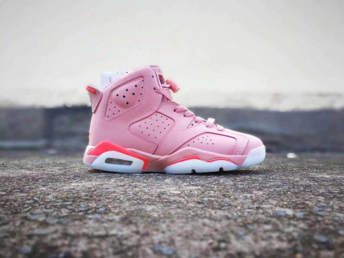 Air Jordan 6 Pink High-Top Sneakers - product image from the listing.
