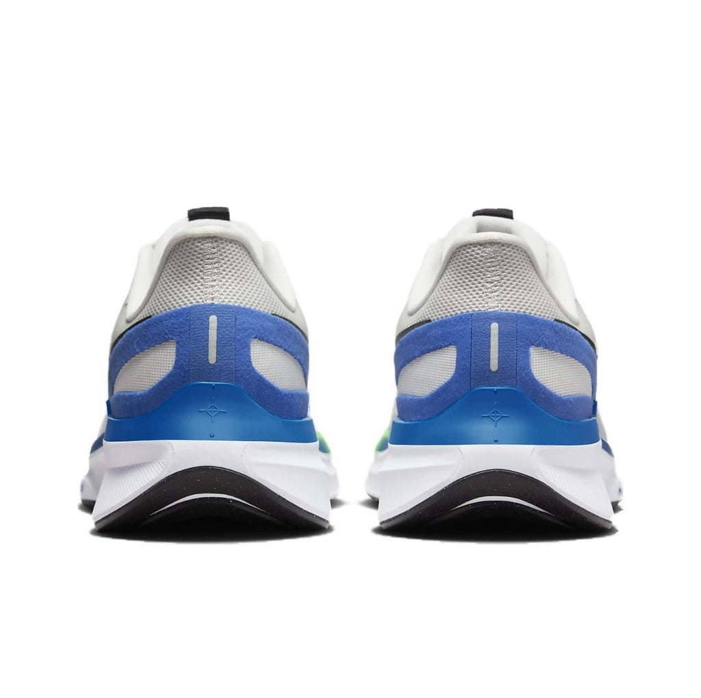 Nike Structure 25 Road Running Shoes in White Blue DJ7883-104 - product image from the listing.
