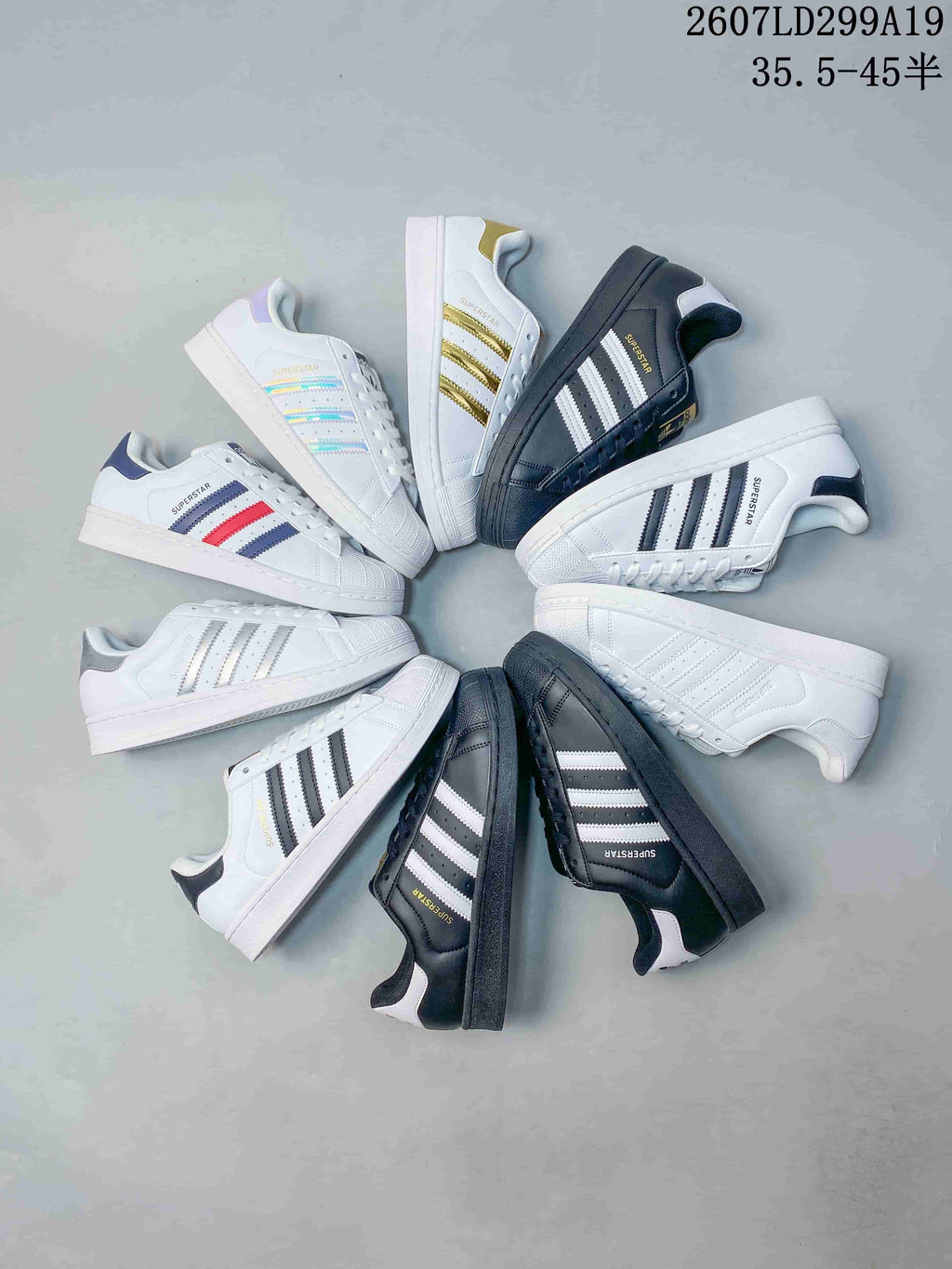 adidas Superstar Shell-Toe Trainers 2607LD299A19 - product image from the listing.