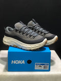 Gray and Black HOKA Tor Summit Trail Shoes - product image from the listing.
