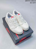 Nike Air Jordan 1 Low Sneakers in White 2607NY1166A16 - product image from the listing.