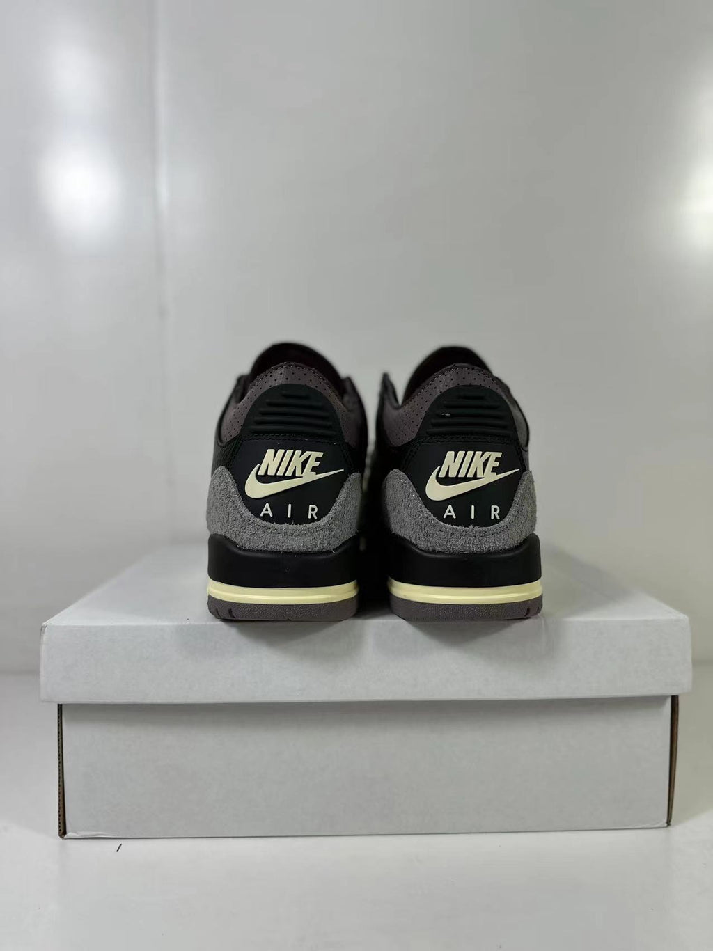 Air Jordan 3 Retro Black Purple FZ8411-001 Sneakers - product image from the listing.