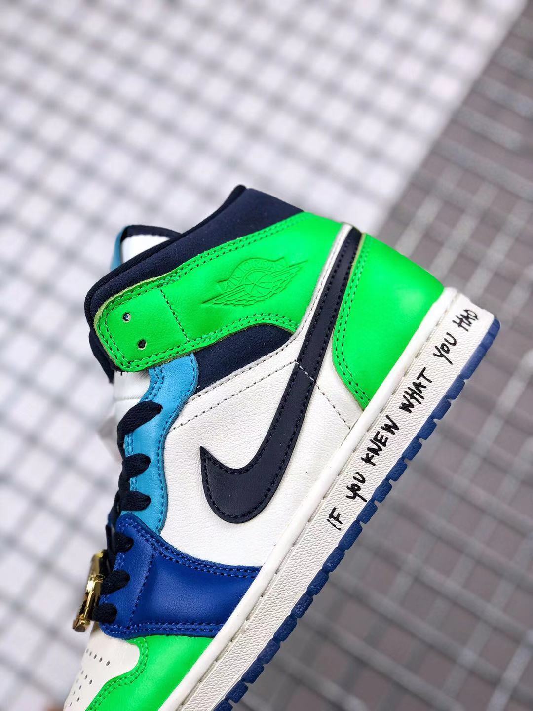 Melody Ehsani x Air Jordan 1 Mid Sneakers in Multicolor - product image from the listing.