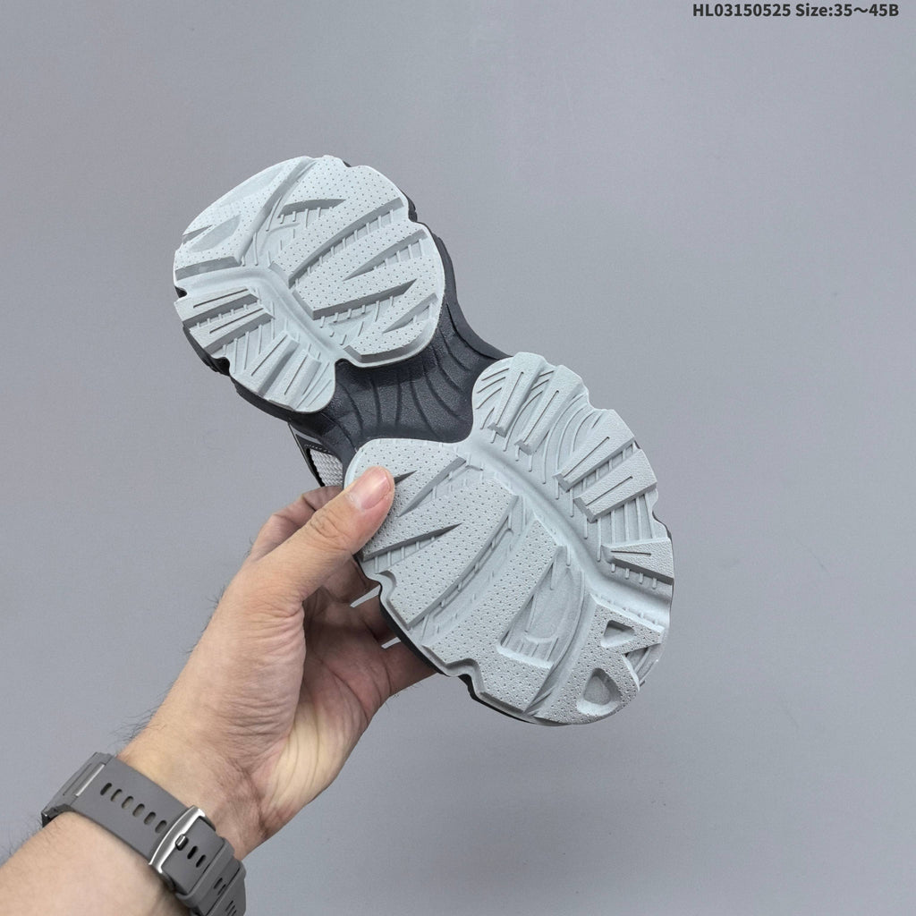 Gray and White MLB Winner Chunky Low-Top Sneakers - product image from the listing.