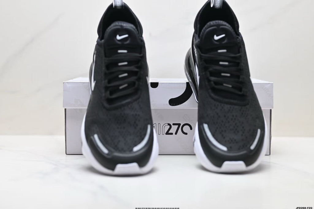 Nike Air Max 270 Sneakers in Black and White - product image from the listing.