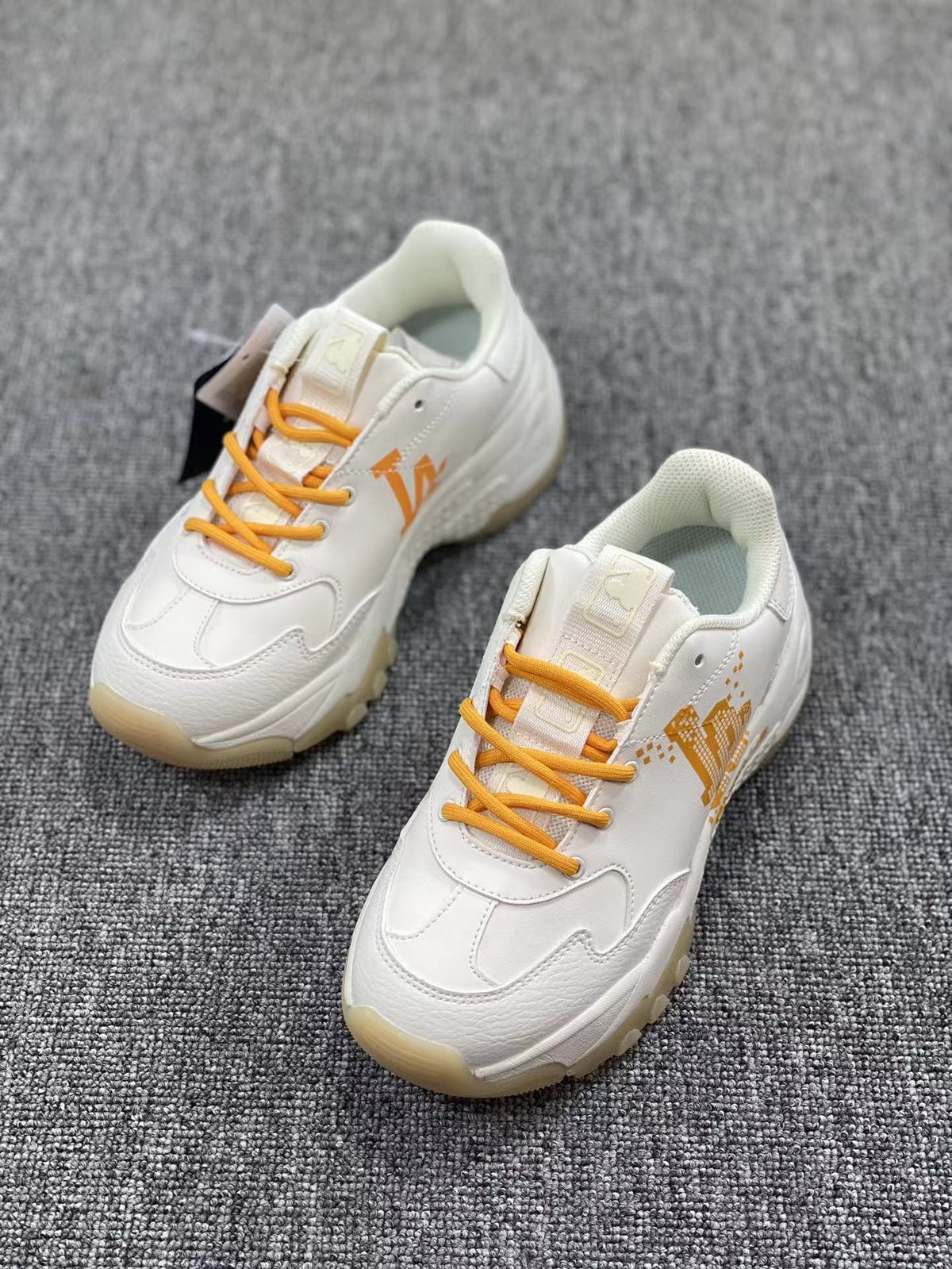 White MLB Chunky Low-Top Sneakers - product image from the listing.