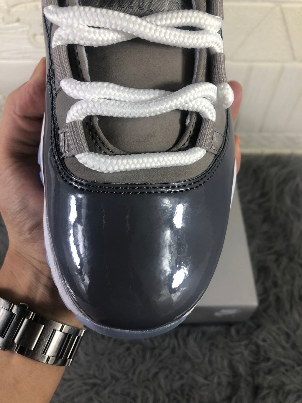 Air Jordan 11 High Cool Grey CT8012-005 Sneakers - product image from the listing.