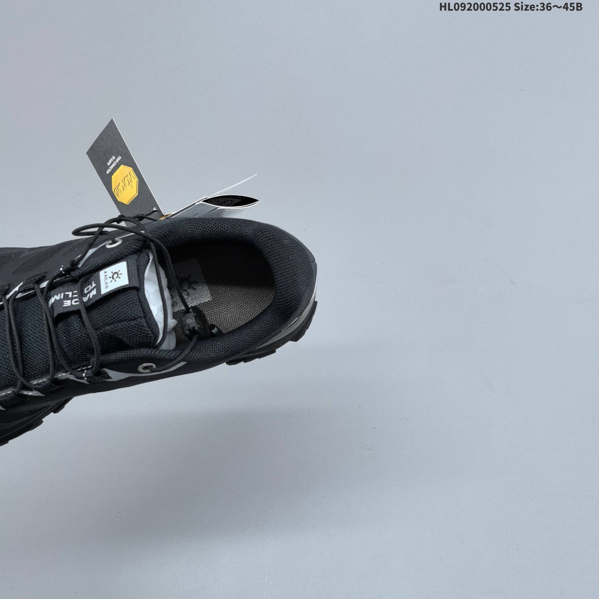 KAILAS Expedition Low-Cut Hiking Shoes, in Black - product image from the listing.