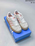 adidas Gazelle Bold Platform Sneakers in Light Gray Pink - product image from the listing.