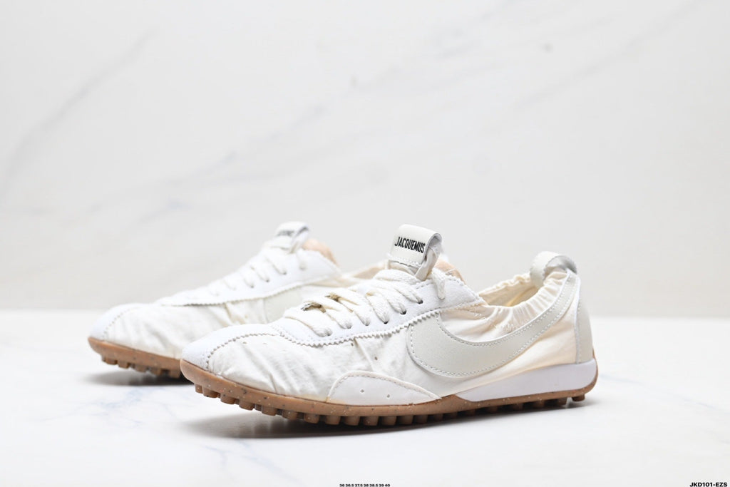 White Jacquemus x Nike Jacumoon Sneakers - product image from the listing.