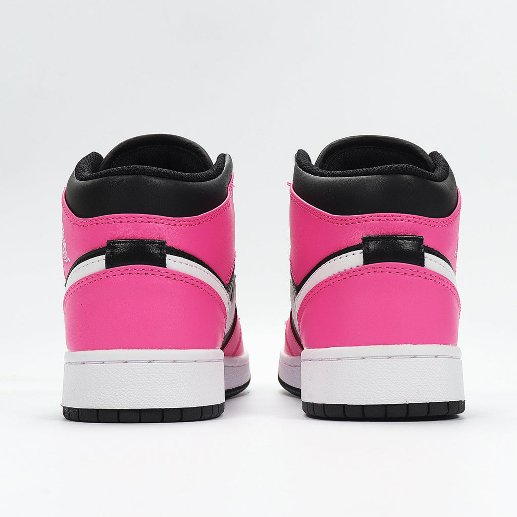 Nike Dunk High Sneakers in Pink Black White 555112-002 - product image from the listing.