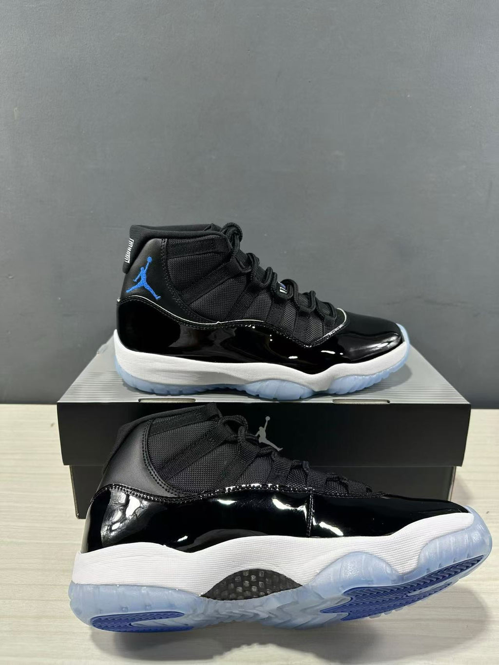 Air Jordan 11 Retro High Black Blue Sneakers CT8012-900 - product image from the listing.