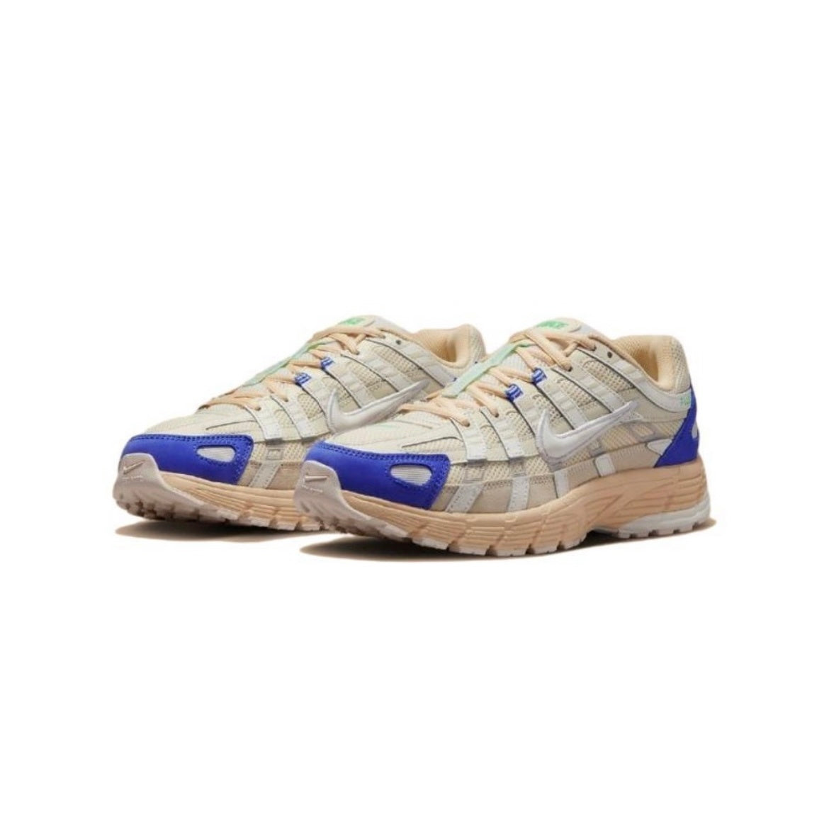 Nike P-6000 Trainers, Sail and Blue, FJ5443-113 - product image from the listing.