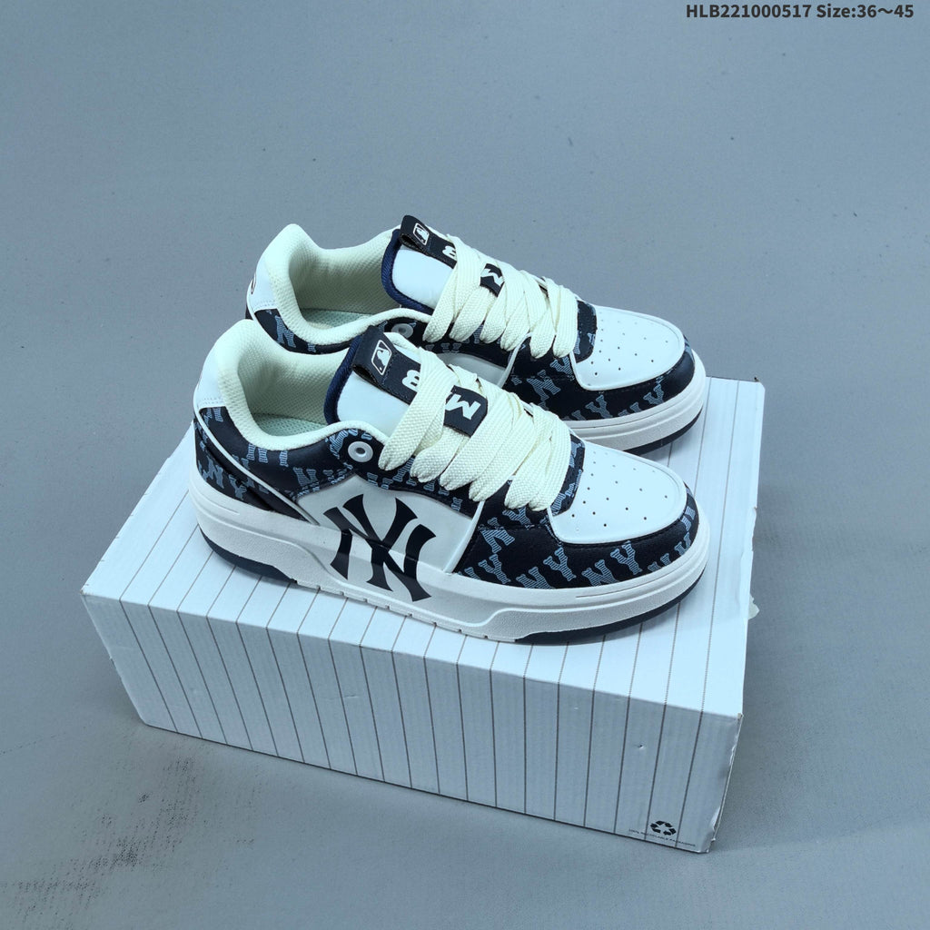 MLB New York Yankees Platform Sneakers, in Navy and White - product image from the listing.