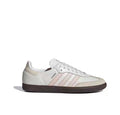 Adidas Samba Low-Top Sneakers in White and Pale Pink IH2751 - product image from the listing.