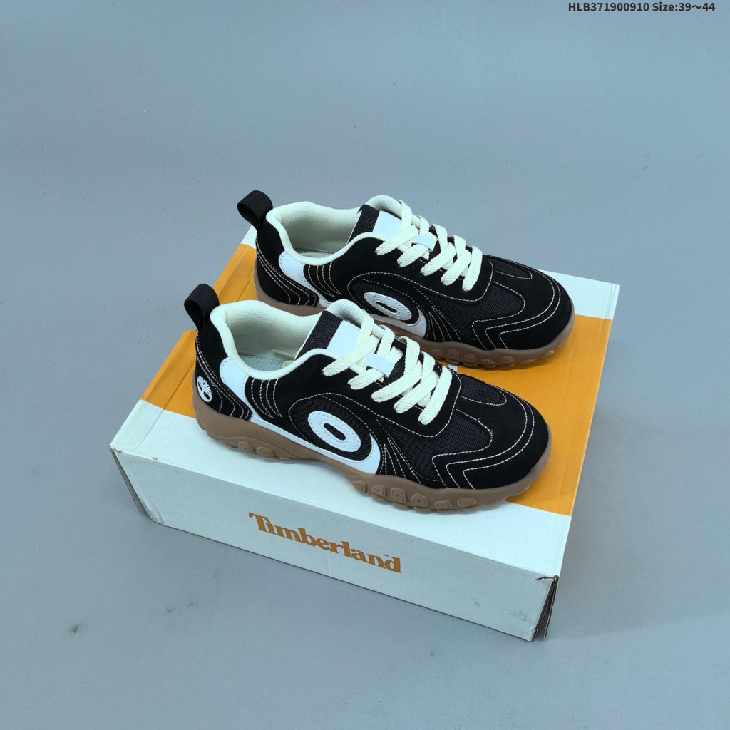 Timberland Low-Top Lace-Up Sneakers in Black or in Brown - product image from the listing.