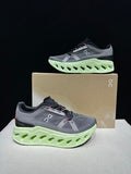 Gray and Lime On Cloud eclipse Running Shoes - product image from the listing.