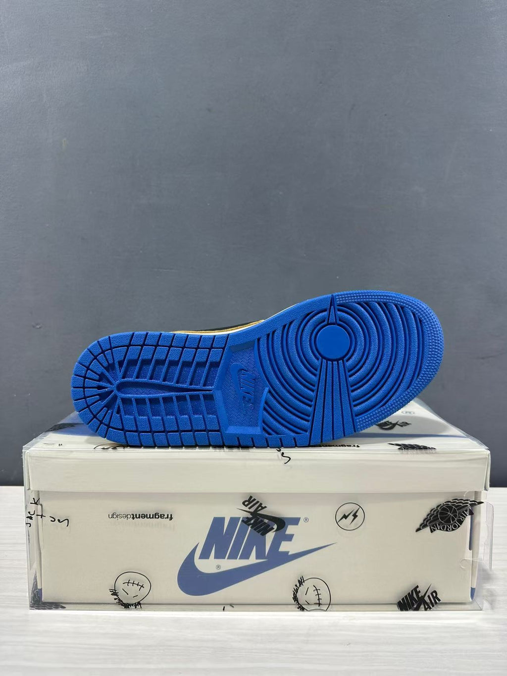 Jordan 1 Low Travis Scott Fragment in Blue White DM7866-141 - product image from the listing.