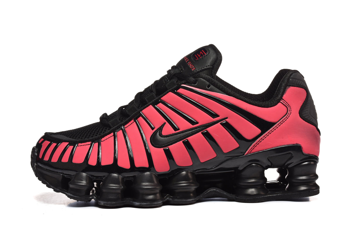 Pink and Black Nike Shox TL Sneakers - product image from the listing.