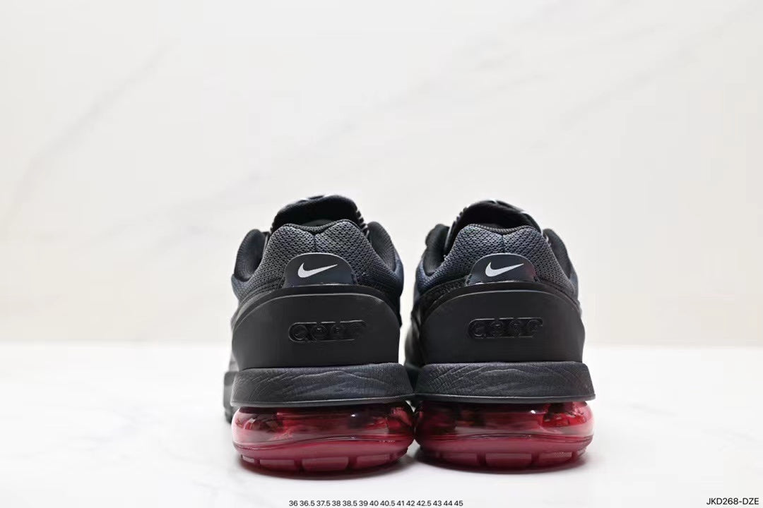 Nike Air Max 270 React Sneakers in Black White Purple - product image from the listing.